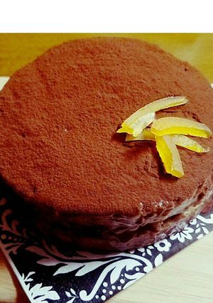 ガナッシュ⚫オランジェットケーキ-レシピのメイン写真