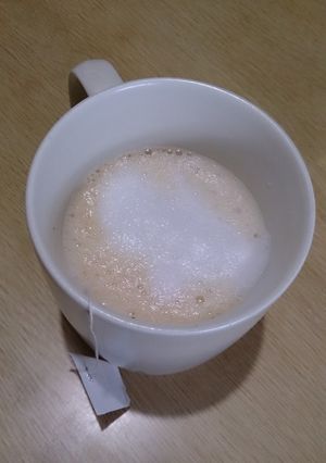 100均のミキサーで☆簡単ティーラテ-レシピのメイン写真