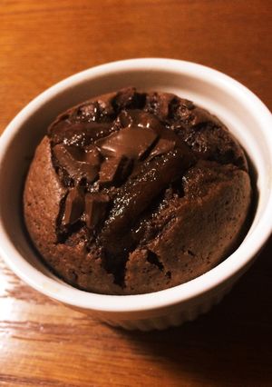 時短！！板チョコ1枚フォンダンショコラ-レシピのメイン写真