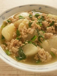 ★かぶの鶏そぼろあんかけ★-レシピのメイン写真