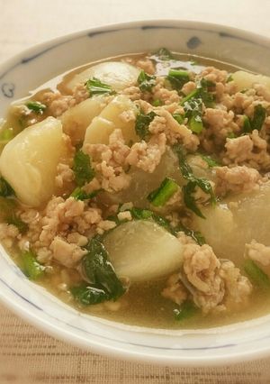 ★かぶの鶏そぼろあんかけ★-レシピのメイン写真