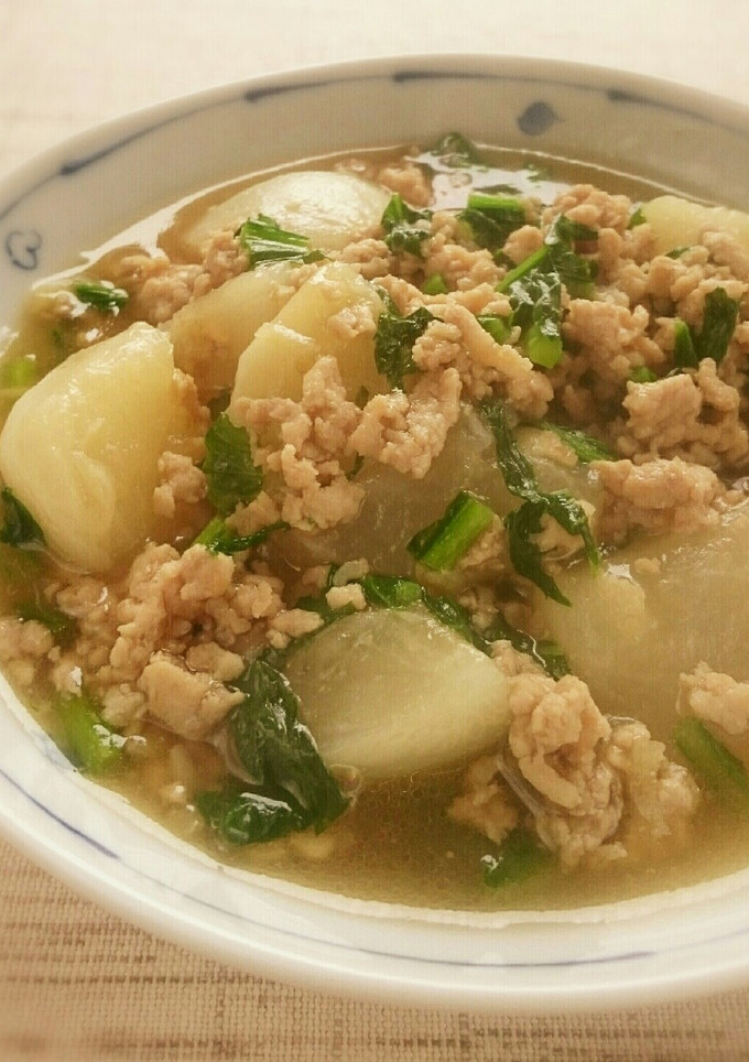 ★かぶの鶏そぼろあんかけ★-レシピのメイン写真