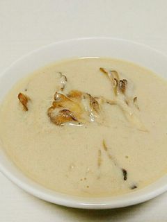 舞茸れんこん豆乳スープ-レシピのメイン写真