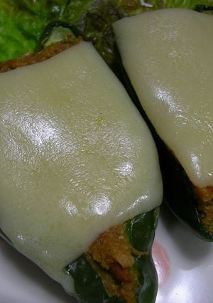 お弁当にもう１品★カレー詰めピーマン-レシピのメイン写真