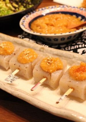 ゆず味噌で♡簡単♪こんにゃくの田楽-レシピのメイン写真