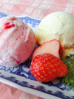 冬でも食べたい♡いちごアイス&ぽてアイス-レシピのメイン写真