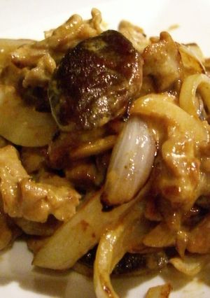 シャリ×２玉ねぎと豚肉のオイマヨ醤油炒め-レシピのメイン写真