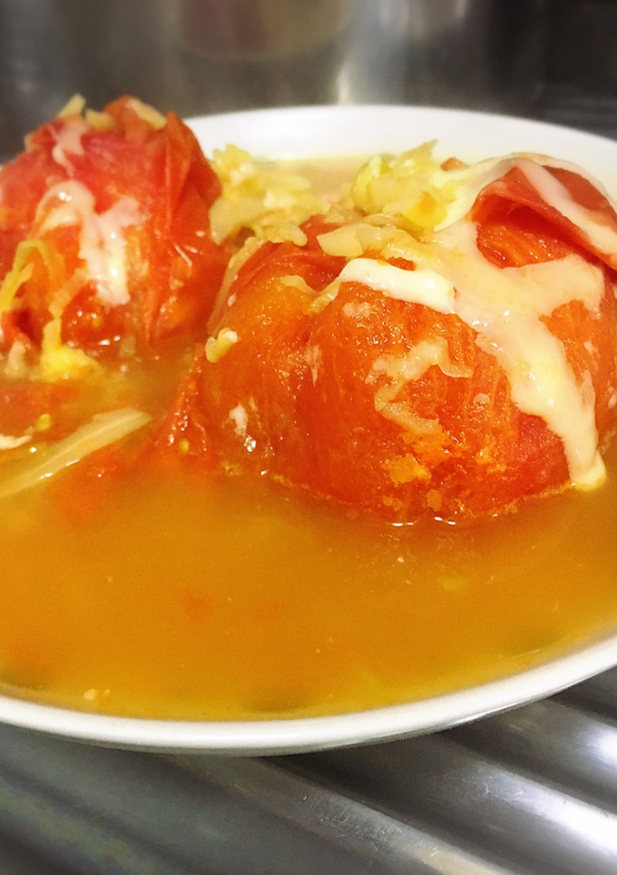 とろとろ丸ごとトマトスープ-レシピのメイン写真