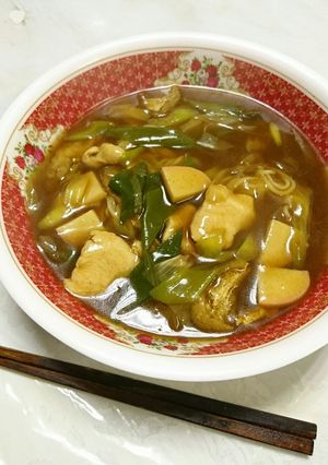カレー南蛮ラーメン-レシピのメイン写真