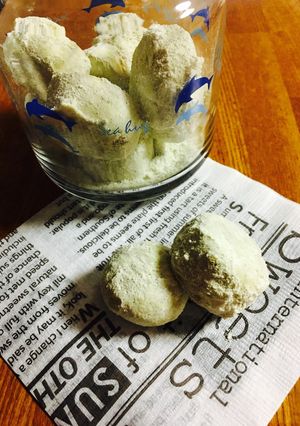 簡単☆サクホロ青豆きなこのスノーボール-レシピのメイン写真
