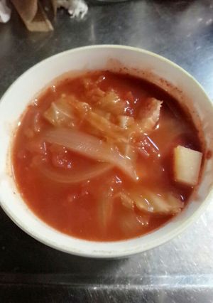 燃焼スープ/トマトスープ-レシピのメイン写真