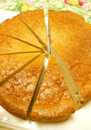 フープロで作る胡桃と蜂蜜のチーズケーキ✩-レシピのメイン写真