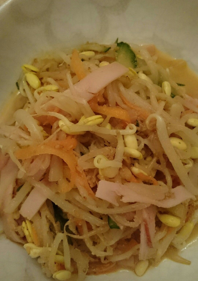 モヤシと野菜の中華サラダ 簡単-レシピのメイン写真