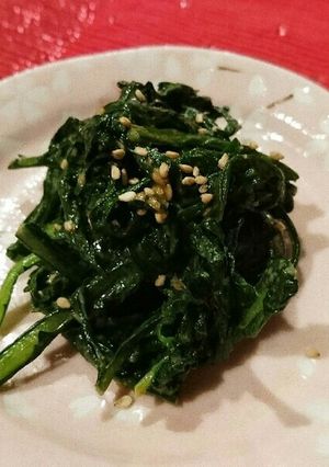 簡単☆春菊のごま和え-レシピのメイン写真