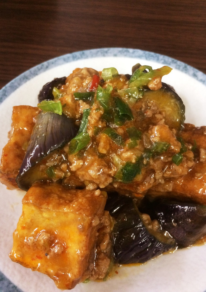 厚揚げと茄子の挽き肉あんかけ-レシピのメイン写真