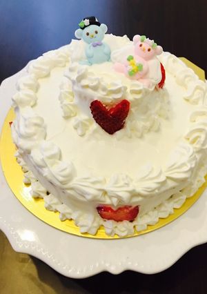 ヨーグルトアート☆ショートケーキクリーム-レシピのメイン写真