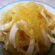糸瓜と塩丸いかの酢の物