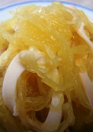 糸瓜と塩丸いかの酢の物-レシピのメイン写真