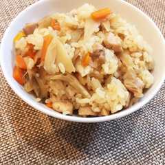 รูปของ 簡単♡鶏ごぼう＊炊き込みご飯