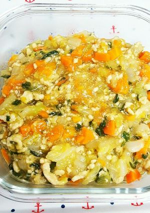 幼児食◎甘口中華◎鶏そぼろと野菜あんかけ-レシピのメイン写真