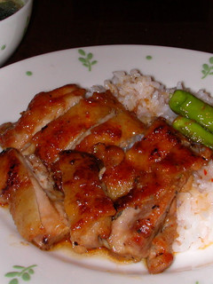 フライパンでピリ辛鶏照りご飯-レシピのメイン写真