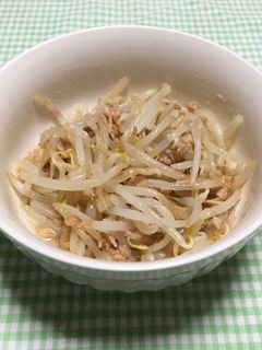 簡単1品!ツナポンもやし-レシピのメイン写真