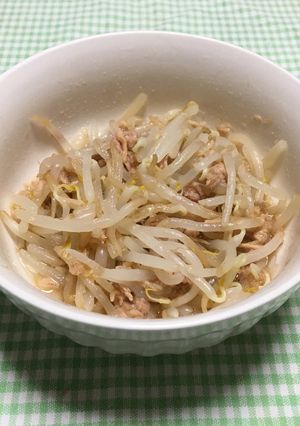 簡単1品!ツナポンもやし-レシピのメイン写真