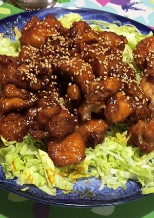 甘辛やみつき！ヤンニョムチキン-レシピのメイン写真