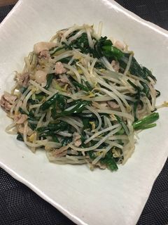 ニラもやし炒め-レシピのメイン写真