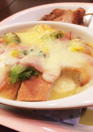 朝昼晩いつでもどうぞ♡なパングラタン-レシピのメイン写真