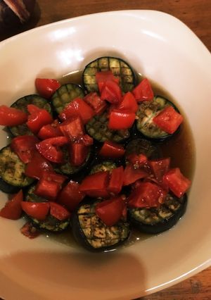 ナスのトマトドレッシングかけ-レシピのメイン写真