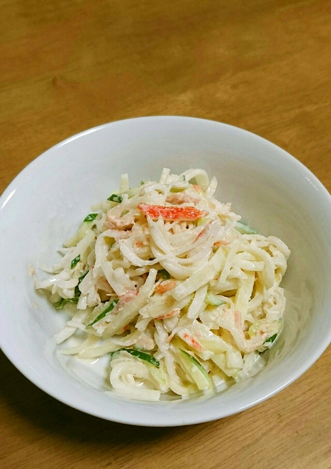 簡単！切って和えるだけの大根サラダ-レシピのメイン写真