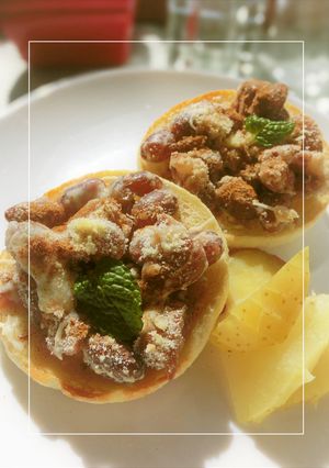 金時豆Wチーズトースト 　バター生姜風味-レシピのメイン写真