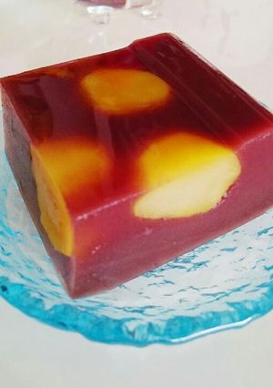 簡単☆栗水羊羹-レシピのメイン写真