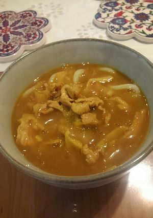 味噌汁リメイク☆カレーうどん-レシピのメイン写真