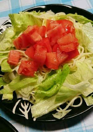 簡単★サラスパ-レシピのメイン写真