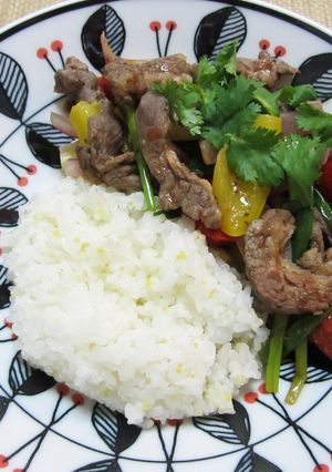 仔羊肉の野菜炒め（ペルー風）-レシピのメイン写真