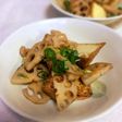 れんこんと厚揚げの香ばしバター醤油
