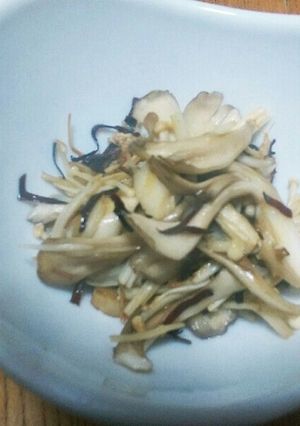 【低糖質】キノコのと長ネギのポン酢炒め-レシピのメイン写真