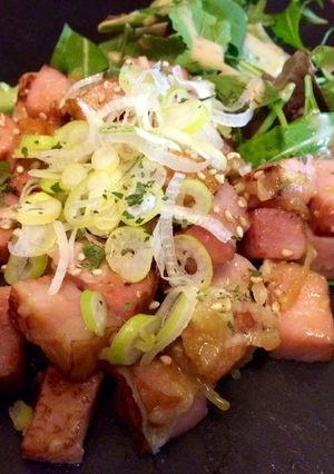 おつまみサイコロベーコンのネギ味噌和え-レシピのメイン写真
