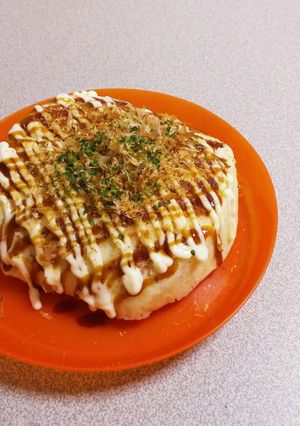 ズボラにレンジでお好み焼きパン★HM使用-レシピのメイン写真