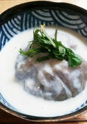 簡単～♪れんこん饅頭の豆乳あんかけ♡-レシピのメイン写真