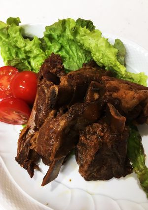 スペアリブの甘夏煮-レシピのメイン写真