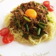 スタミナたっぷり☆汁なし肉味噌麺