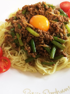 スタミナたっぷり☆汁なし肉味噌麺-レシピのメイン写真