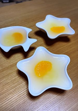 りんごジュースとゼラチンでつくるゼリー-レシピのメイン写真