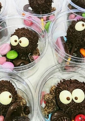 まっくろくろすけ VDチョコ＆マシュマロ-レシピのメイン写真