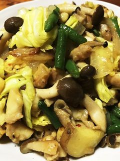 ひざ軟骨のたっぷり野菜炒め♪-レシピのメイン写真