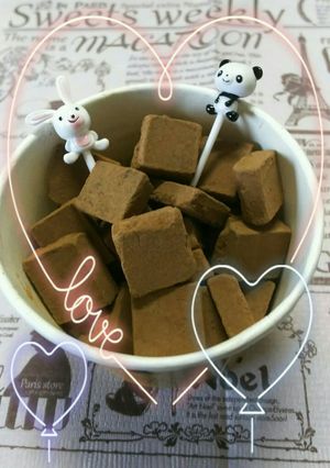 生チョコ大量生産！～バレンタインにも♡～-レシピのメイン写真
