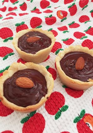混ぜるだけ！簡単リッチなチョコタルト♡-レシピのメイン写真